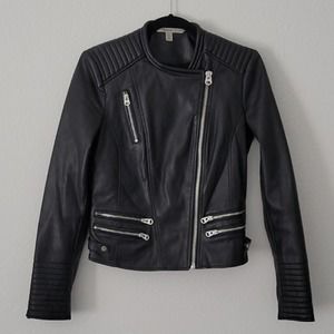 🌵Zara🌵Trafaluc Moto Biker Zipper Leather Jacket